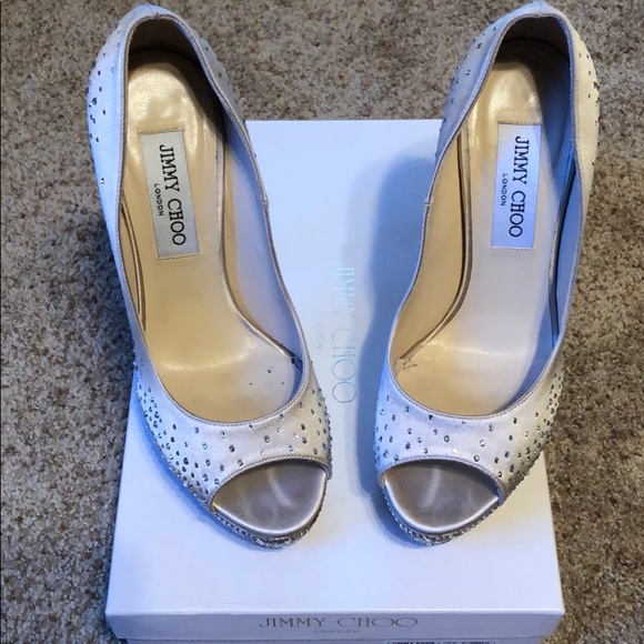 Jimmy Choo Shoes - Limited Edition Jimmy Choo "Sugar" Champagne Pumps Jimmy Choo Shoes - Limited Edition Jimmy Choo "Sugar" Champagne Pumps